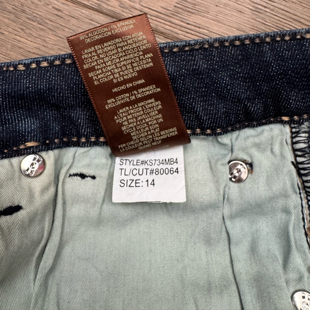 Kut from the Kloth Dark Blue Boyfriend Jeans - Picture 5 of 6